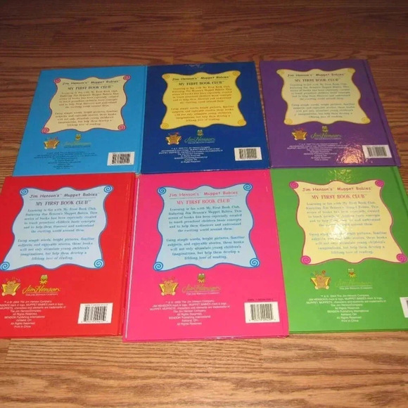 Jim Henson MUPPET BABIES Set of 6 Books~Big Enough, I Can Help, Bean’s Boo-Boo+ - Picture 2 of 4
